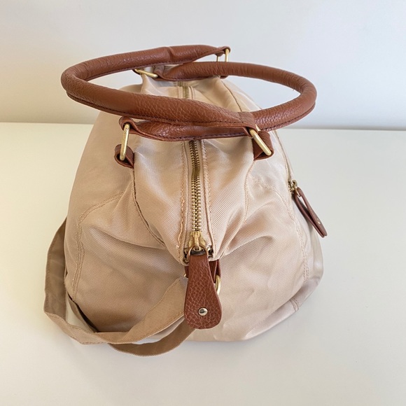 Tan satchel bag - Picture 5 of 9